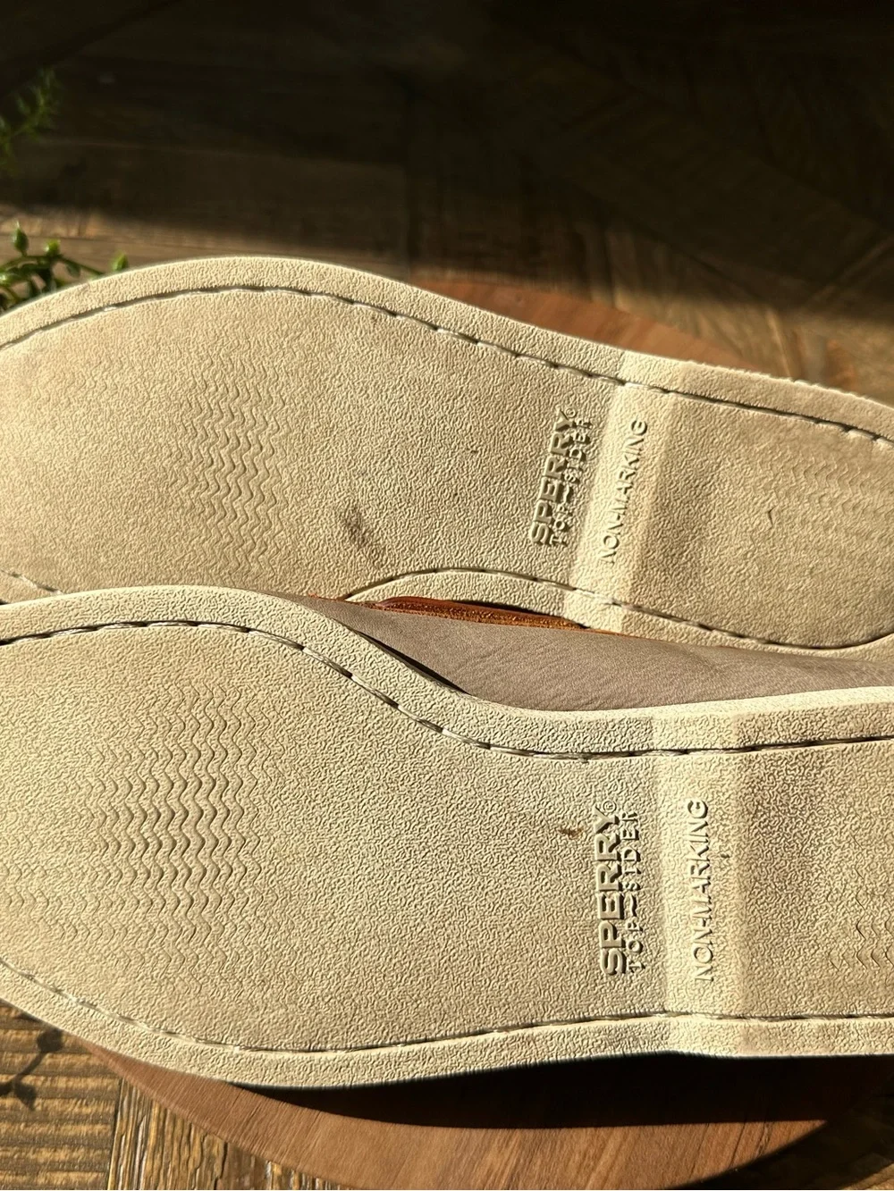 Mens Sperry Top-Sider GOLD CUP 2-Eye Boat Shoe, STS17942 Size 9.5 Steel/Tan READ